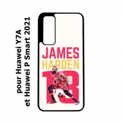 Coque noire pour Huawei P Smart 2021 star Basket James Harden 13 Rockets de Houston
