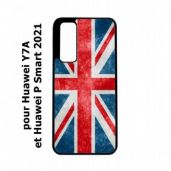 Coque noire pour Huawei Y7a Drapeau Royaume uni - United Kingdom Flag