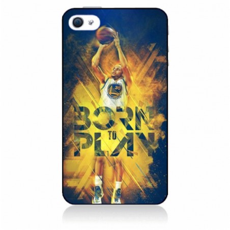 Coque noire pour IPHONE 5C Stephen Curry NBA Golden State Born to Play