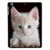 Coque noire pour Samsung Tab 2 P3100 Bébé chat tout mignon - chaton yeux bleux