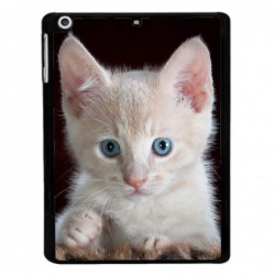 Coque noire pour Samsung Tab 3 7p P3200 Bébé chat tout mignon - chaton yeux bleux