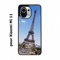 Coque noire pour Xiaomi Mi 11 Tour Eiffel Paris France