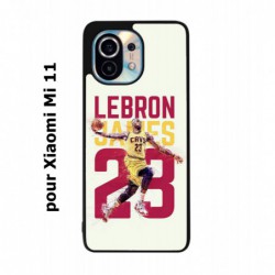 Coque noire pour Xiaomi Mi 11 star Basket Lebron James Cavaliers de Cleveland 23