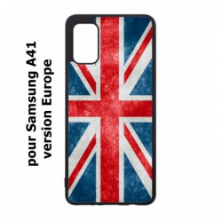 Coque noire pour Samsung Galaxy A41 Drapeau Royaume uni - United Kingdom Flag