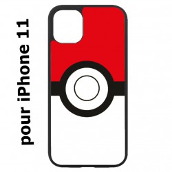 Coque noire pour Iphone 11 Pokémon Go Pokeball