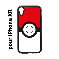 Coque noire pour iPhone XR Pokémon Go Pokeball