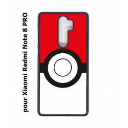 Coque noire pour Xiaomi Redmi Note 8 PRO Pokémon Go Pokeball