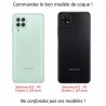 Coque pour Samsung Galaxy A22 - 4G Friends are the family you choose - citation amis famille - coque noire TPU souple