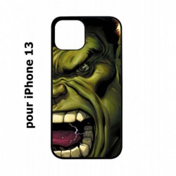 Coque noire pour iPhone 13 Monstre Vert Hulk Hurlant