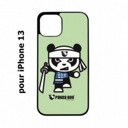 Coque noire pour iPhone 13 PANDA BOO© Ninja Boo - coque humour
