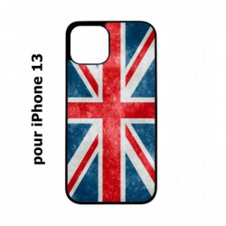 Coque noire pour iPhone 13 Drapeau Royaume uni - United Kingdom Flag