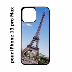 Coque noire pour Iphone 13 PRO MAX Tour Eiffel Paris France