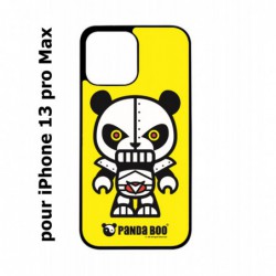 Coque noire pour Iphone 13 PRO MAX PANDA BOO© Robot Kitsch - coque humour