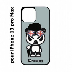 Coque noire pour Iphone 13 PRO MAX PANDA BOO© So British  - coque humour