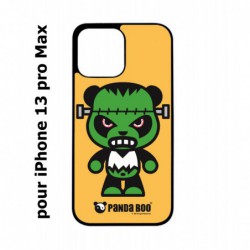 Coque noire pour Iphone 13 PRO MAX PANDA BOO© Frankenstein monstre - coque humour