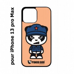 Coque noire pour Iphone 13 PRO MAX PANDA BOO© Mao Panda communiste - coque humour