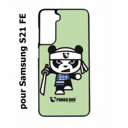 Coque noire pour Samsung S21 FE PANDA BOO© Ninja Boo - coque humour