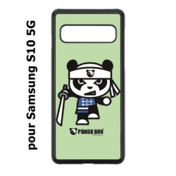 Coque noire pour Samsung Galaxy S10 5G PANDA BOO© Ninja Boo - coque humour