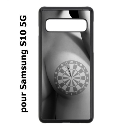 Coque noire pour Samsung Galaxy S10 5G coque sexy Cible Fléchettes - coque érotique