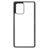 Coque pour Samsung Galaxy A91 Monstre Vert Hurlant - coque noire TPU souple (Galaxy A91)
