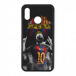 Coque noire pour Huawei P20 Lite Lionel Messi 10 FC Barcelone Foot