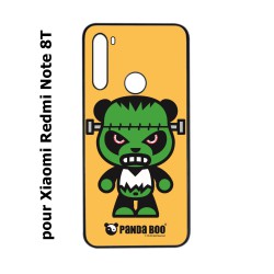 Coque noire pour Xiaomi Redmi Note 8T PANDA BOO© Frankenstein monstre - coque humour