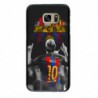 Coque noire pour Samsung GRAND 2 G7106 Lionel Messi FC Barcelone Foot