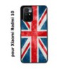 Coque noire pour Xiaomi Redmi 10 Drapeau Royaume uni - United Kingdom Flag