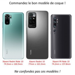 Coque pour Xiaomi Mi Note 10 Tour Eiffel Paris France - coque noire TPU souple (Mi Note 10)
