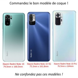 Coque pour Xiaomi Mi Note 10 Friends are the family you choose - citation amis famille - coque noire TPU souple (Mi Note 10)