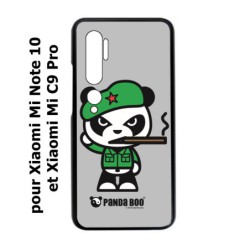 Coque noire pour Xiaomi Mi CC9 PRO PANDA BOO© Cuba Fidel Cigare - coque humour