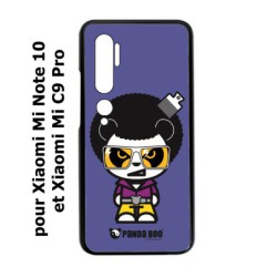 Coque noire pour Xiaomi Mi CC9 PRO PANDA BOO© Funky disco 70 - coque humour