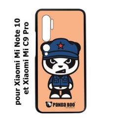 Coque noire pour Xiaomi Mi Note 10 PANDA BOO© Mao Panda communiste - coque humour