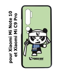 Coque noire pour Xiaomi Mi CC9 PRO PANDA BOO© Ninja Boo - coque humour