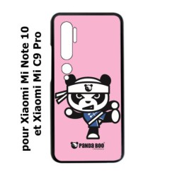 Coque noire pour Xiaomi Mi CC9 PRO PANDA BOO© Ninja Kung Fu Samouraï - coque humour