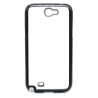 Coque pour Samsung Note 2 N7100 Coque cheval robe pie - bride cheval  - coque noire TPU souple (Note 2 N7100)