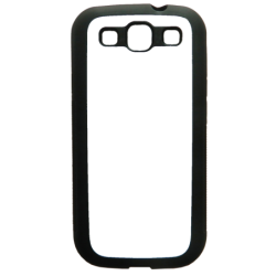 Coque pour Samsung Galaxy S3 Dauphin saut éclaboussure - coque noire TPU souple (Galaxy S3)