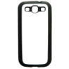 Coque pour Samsung Galaxy S3 Dauphin saut éclaboussure - coque noire TPU souple (Galaxy S3)