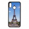 Coque noire pour Huawei P20 Lite Tour Eiffel Paris France