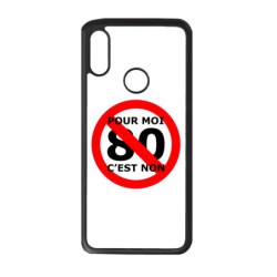 Coque noire pour Xiaomi Mi Note 10 Non au 80km/h sur les routes- je manifeste