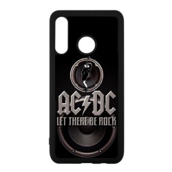 Coque noire pour Huawei P30 groupe rock AC/DC musique rock ACDC