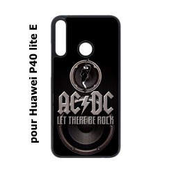 Coque noire pour Huawei P40 Lite E groupe rock AC/DC musique rock ACDC