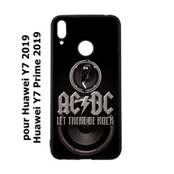 Coque noire pour Huawei Y7 2019 / Y7 Prime 2019 groupe rock AC/DC musique rock ACDC