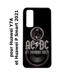 Coque noire pour Huawei Y7a groupe rock AC/DC musique rock ACDC