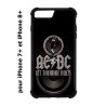 Coque noire pour IPHONE 7 PLUS/8 PLUS groupe rock AC/DC musique rock ACDC