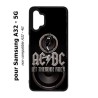 Coque noire pour Samsung Galaxy A32 - 5G groupe rock AC/DC musique rock ACDC