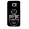 Coque noire pour Samsung Galaxy S6 Edge Plus groupe rock AC/DC musique rock ACDC