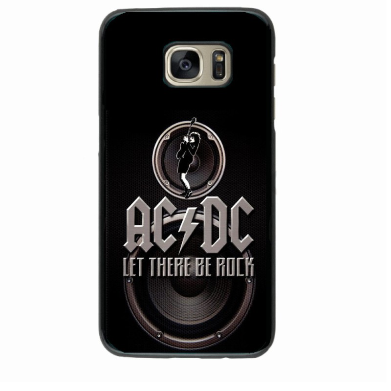 Coque noire pour Samsung Galaxy S5 groupe rock AC/DC musique rock ACDC