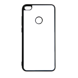 Coque pour Huawei P8 Lite 2017 Background cachemire motif bleu géométrique - coque noire TPU souple