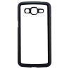 Coque pour Samsung Galaxy GRAND 2 G7106 Background cachemire motif bleu géométrique - coque noire TPU souple
